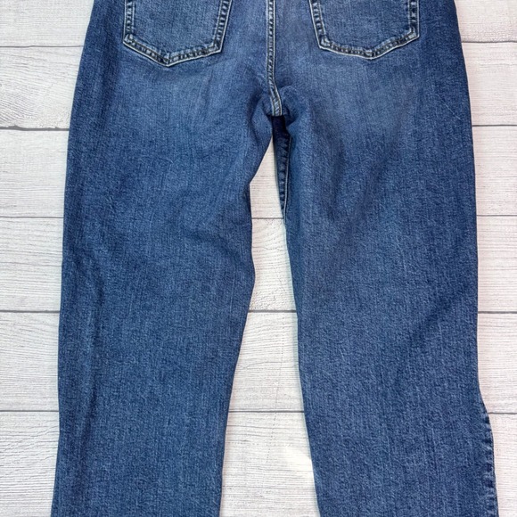 Current/Elliott C/E Womens High Rise Straight Leg Jeans Medium Wash Blue Size 29 - Picture 11 of 11